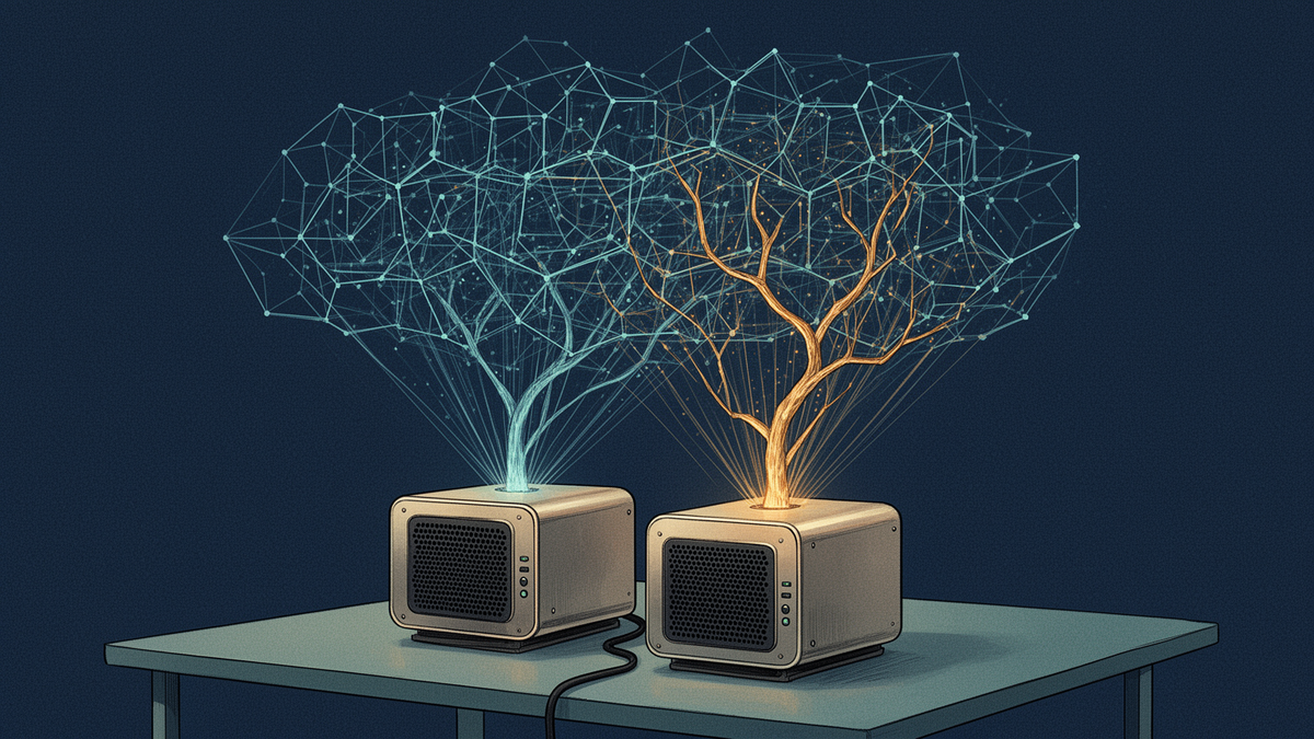 Two Small Boxes and a 304-Billion Parameter Model